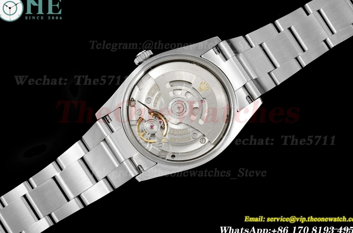 SS 36mm EWF Perpetual 126000 A3230 SS Black Oyster 0306